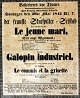 Teater plakat, 
Vesterbroes nye 
Teater, 
K&oslash;benhavn, 
1842. 
Opf&oslash;rsel 
af det franske 
...