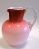 Kande i 
lyserødt glas, 
o. 1900, 
Danmark