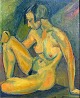 Pierre, Max 
(20. årh.): En 
model. Olie på 
lærred. 
Signeret: Max 
Pierre. 60 x 50 
cm.
Med ...