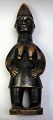 Afrikansk kvindefigur i træ, 20. årh. - ældre. H.: 39 cm.Udlånt til TV programmet ...