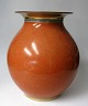 Craquele vase, 
Den kongelige 
Porcel&aelig;nsfabrik, 
1936, gr&aring; 
porcel&aelig;nsmasse 
med ...