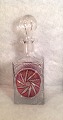 whiskey 
decanter 
pressed glass. 
price Dkr. 695
