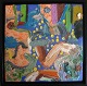 Bredtved, 
Michael (1959) 
Denmark: 
Supermodel. Oil 
on canvas / 
wood. Signed on 
the back .: ...