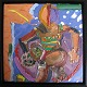 Bredtved, 
Michael (1959) 
Denmark: 
Supermodel 3. 
Oil on canvas / 
wood. Signed on 
the back .: ...