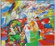 Nielsen, Hans 
Helge (1942-): 
The village. 70 
x 85 cm. Oil on 
canvas. 
Monogrammet and 
signed on ...
