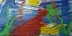Gislason, Jon 
(1955 -) 
Denmark: 
Composition. 
Acrylic on 
canvas. 15 x 30 
cm. Signed on 
the back: ...