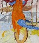 Beck, Gavin 
Shaun (20th 
cent.) Denmark: 
Quiet island in 
the cosmos 4. 
59 x 51 cm. 
Signed on the 
...