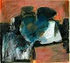 Schilling, 
Frede Walther 
(1928 - 2004) 
Denmark: 
Installation. 
Crayon on 
paper. 13.5 x 
20 cm. ...