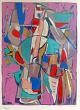 Lanskoy, Andrè 
(1902 - 1976) 
Rusland/Frankrig: 
Komposition. 
Farvelitografi. 
Signeret.: 
Lanskoy. ...