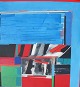 Rasmussen, 
Preben Kaad 
(1938 - 1994) 
Denmark: Africa 
4. Acrylic on 
board. Signed.: 
Kaad. 61 x 65 
...
