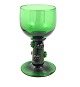 Holmegaard 
Rhinskvinsglas 
fra 1875. 
Glassene er i 
en dyb grøn 
farve og har en 
roset-dekoreret 
...
