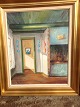 interior 
painting. 
Oil painting, 
signed by RG 
Ziethen This 
items are 
Hadsten 
department.