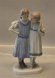 Bing and 
Grondahl B&G 
1761 Two girls 
standing 23 cm 
IPI Marked with 
the three Royal 
Towers of ...