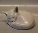 Royal 
Copenhagen 0422 
RC Cat Erik 
Nielsen 8 x 13 
cm, white In 
mint and nice 
condition
