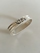 Georg Jensen 
Konge Sterling 
Sølv Serviet 
ring No 110A. 
Måler 5,5 cm