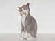 Bing & Grøndahl 
Figurine, 
larger seated 
cat.
The factory 
mark tells, 
that this was 
produced ...