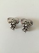 Georg Jensen Sterling Silver Annual earclips from 1996