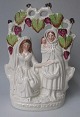 Staffordshire 
fajance figur, 
19. årh.