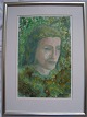 Jonna Sejg 
(1924-2002):
Portræt af 
kvinde.
Pastel på 
papir.
Sign.: Jo Sejg
Indrammet med 
...