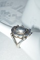 Georg Jensen 
smykke, 
fingerring, 
sterling sølv 
925. Flot 
sølvring, 
Designnummer 
24. ...