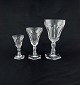 Lalaing. 
Holmegaard 1917
Øl glas H. 14 
cm, pris. solgt
Rød vin H. 15 
cm, pris. 500 
kr/stk ...