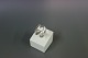 Silver ring 
shaped like a 
heart, 925s. 
Size 51.