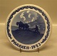 Bing and 
Grondahl 
Paasken 1923 
Man Plowing 
18.5 cm Design 
Johannes Acthon 
Friis . Marked 
with ...