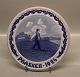 Bing and 
Grondahl 
Paasken 1924 
Man seeding 
18.5 cm J. 
Achton Friis 
Marked with the 
three Royal ...