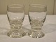 Pipitaglas 
snapseglas/Likørglas
Holmegaard 

Højde 
6,7cm-6,9cm.