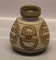Soeholm Brown 
Vase 15 x 13 cm 
Danish Retro 
Art Pottery 
Søholm from 
Bornholm Made 
in Denmark