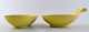 Gustavsberg, Eldorado, Pastell. 2 bowls, yellow glaze.
