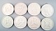 8 biscuit 
plaques after 
Thorvaldsen, 
B&G (Bing & 
Grondahl)
Diameter 14.2 
cm.
In perfect ...