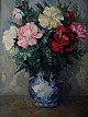Floral still 
life, oil on 
canvas. Russian 
artist.
Signed in 
Cyrillic on the 
back, 20c.
In ...