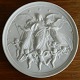 B & G plate in biscuit "Christmas joy in Heaven" by Bertel Thorvaldsen