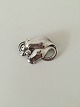 Georg Jensen Sterling Silver Brooch No 100B