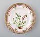 Antique Royal Copenhagen Flora Danica dessert plate.