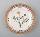 Antique Royal Copenhagen Flora Danica dessert plate.