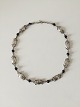 Georg Jensen 
Sterling Silver 
Necklace with 
Blue Stones No 
15