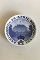 Bing & Grondahl 
Commemorative 
Plate from 1923 
BG-CM59. 
Measures 18 cm 
/ 7 3/32 in.