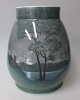 Vase, porcelæn, 
Oeslau, 
Tyskland, W. 
Goebel efter 
1879.