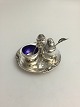 Georg Jensen Blossom Sterling Silver Condiment set Pletmenage No 2A