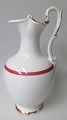 Bing &amp; 
Groendahl water 
pitcher 
porcelain, 
about 1880, 
Denmark. With 
bright red 
liveries and 
...