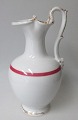 Bing & Grondahl 
water pitcher, 
porcelain, 
about 1880, 
Denmark. With 
bright red 
liveries and 
...