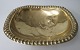 Spitting tray, 
brass, Denmark. 
19th century. 
Lion feet. H .: 
6 cm. 24 x 20.5 
cm.