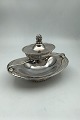 Georg Jensen Sterling Silver Carviar Serving Bowl No 22. (1915-1927) . Measures 15.5 cm long, ...