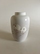 Royal 
Copenhagen Art 
Nouveau Unika 
vase med mus af 
Frederik August 
Hallin fra  
April. 1894. 
...