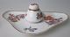 Ink house in 
porcelain, 19th 
century. Royal 
Copenhagen, 
Denmark. Hand 
painted with 
flowers. Gilt 
...