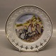 B&G Porcelain Artist Plate Carl Larsson B&G 8731 1978 Carl Larsson Plate - 
Series 3 - Motif #3 "Harvesting potatoes" 21.5 cm Painted 1905 
