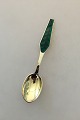 Sorenco 
Christmas Spoon 
1966 made of 
gilded sterling 
silver with 
enamel. 
Measures 16,5 
cm (6 ½")