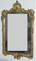 Rococo spejl 
Bemalet med 
guldmaling 
efter rep.
Trænger til 
istansættelse 
original 
Spejlglas
